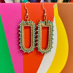 Turquoise Beaded Earrings